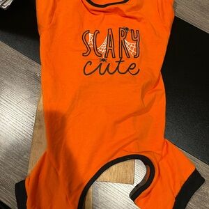 Scary Cute Orange Dog Costume